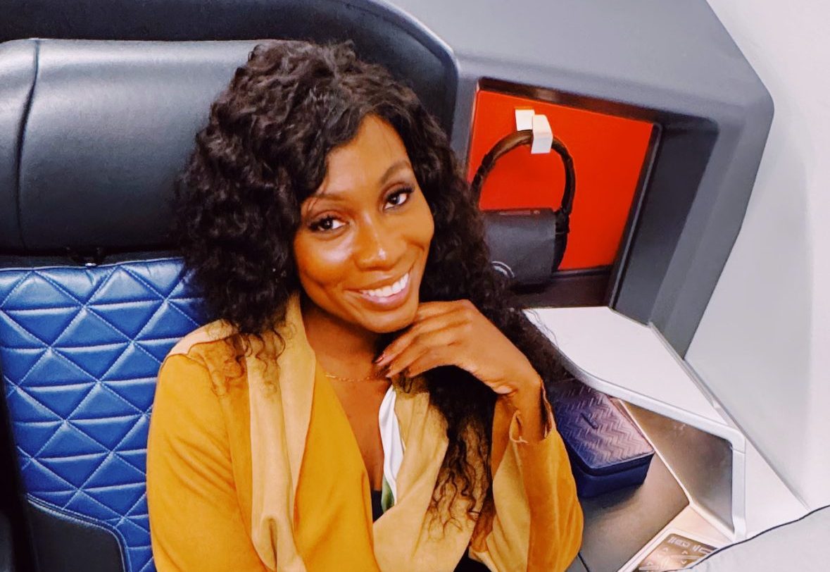 Sassy Funke at a travel event